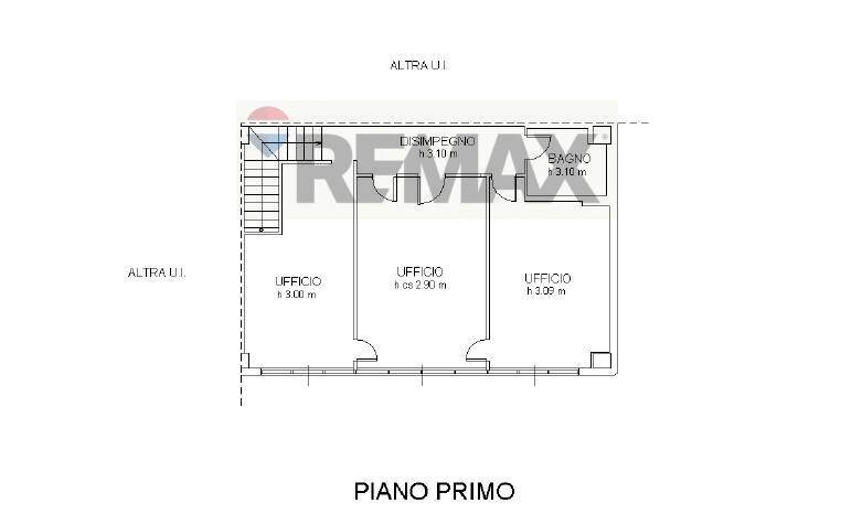 Pianta 2D - Ufficio Via Strasburgo
 
24, Parma - planimetria 1
