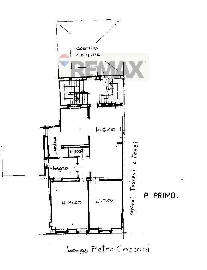 Pianta 2D - Four-room apartment BORGO COCCONI
 
34, Parma - floor plans 1