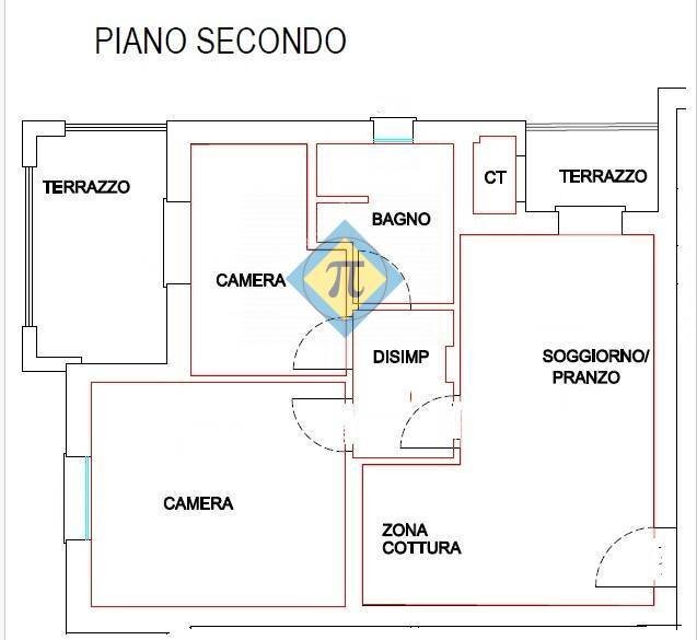 Foto 44 - Three-room apartment Strada Dei Vido
 
21, Sacile - floor plans 1