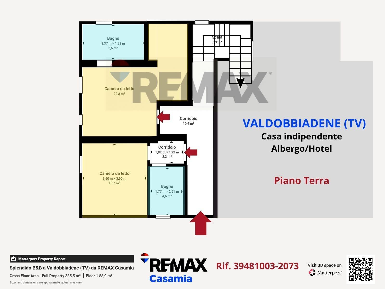 Pianta 2D - Casa indipendente Via Erizzo
 
323, Valdobbiadene - planimetria 1