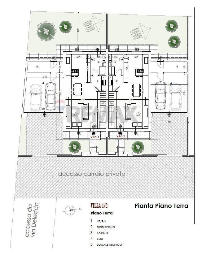 Pianta 2D - Casa semi indipendente Via G. Deledda
 
snc, Magnago - planimetria 1
