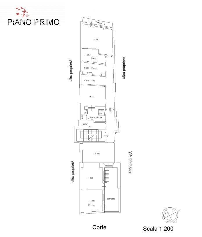 Foto 37 - Apartment piazza Orazio Pierozzi
 
10, San Casciano in Val di Pesa - floor plans 1