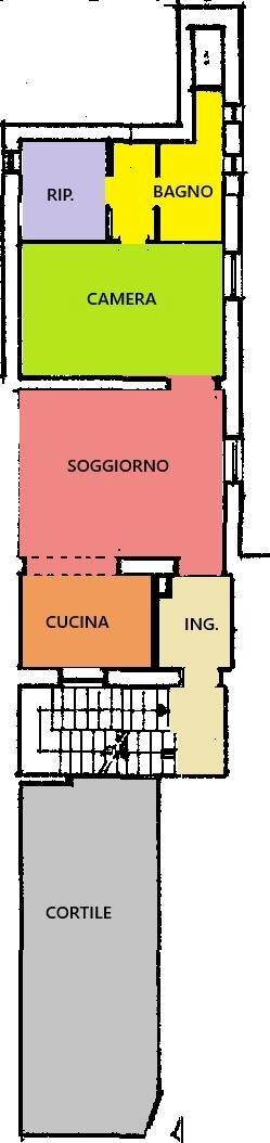 Foto 22 - Two-room apartment Via Beverora, Piacenza - floor plans 1