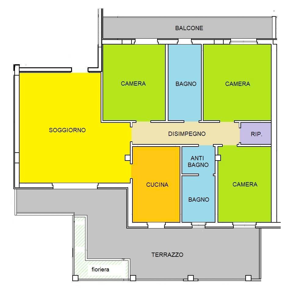 Foto 2 - Four-room apartment Viale Risorgimento, Piacenza - photo 2