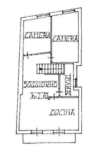 Independent house piazza San Sebastiano, 4, Monastero di Vasco - floor plans 1