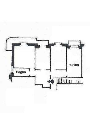 Trilocale via dei Landi, 16, Genova (zona Sampierdarena) - planimetria 1