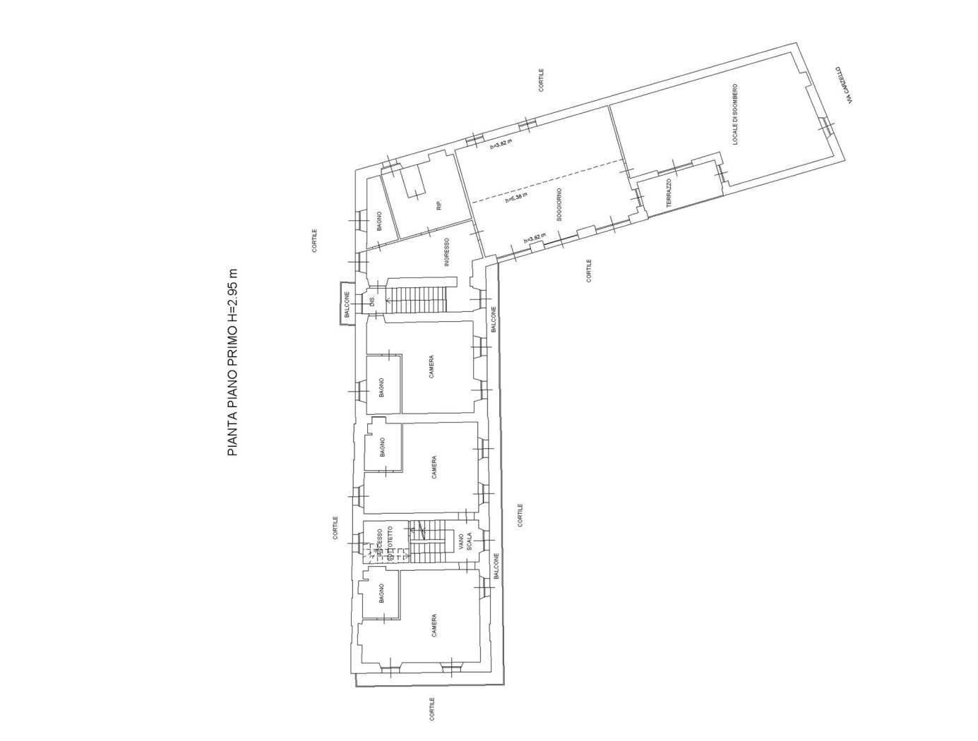 Rustico Diano d'Alba - planimetria 1