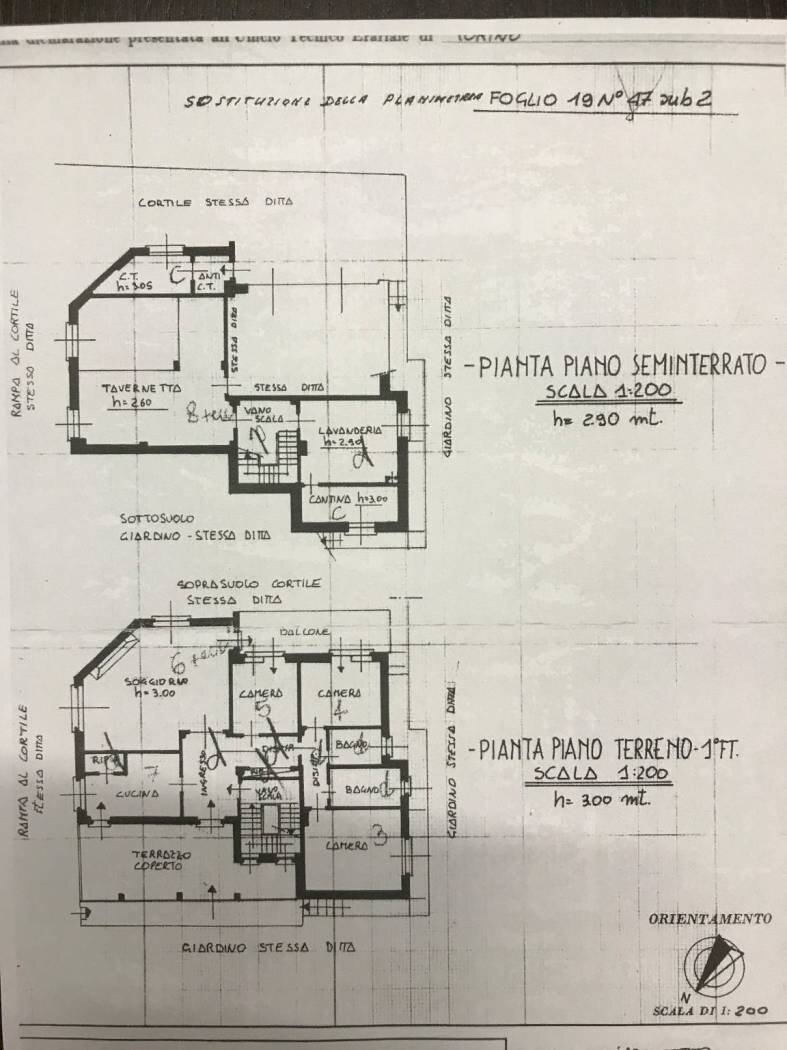 Villa strada Bardassano, 24, Castiglione Torinese - planimetria 1
