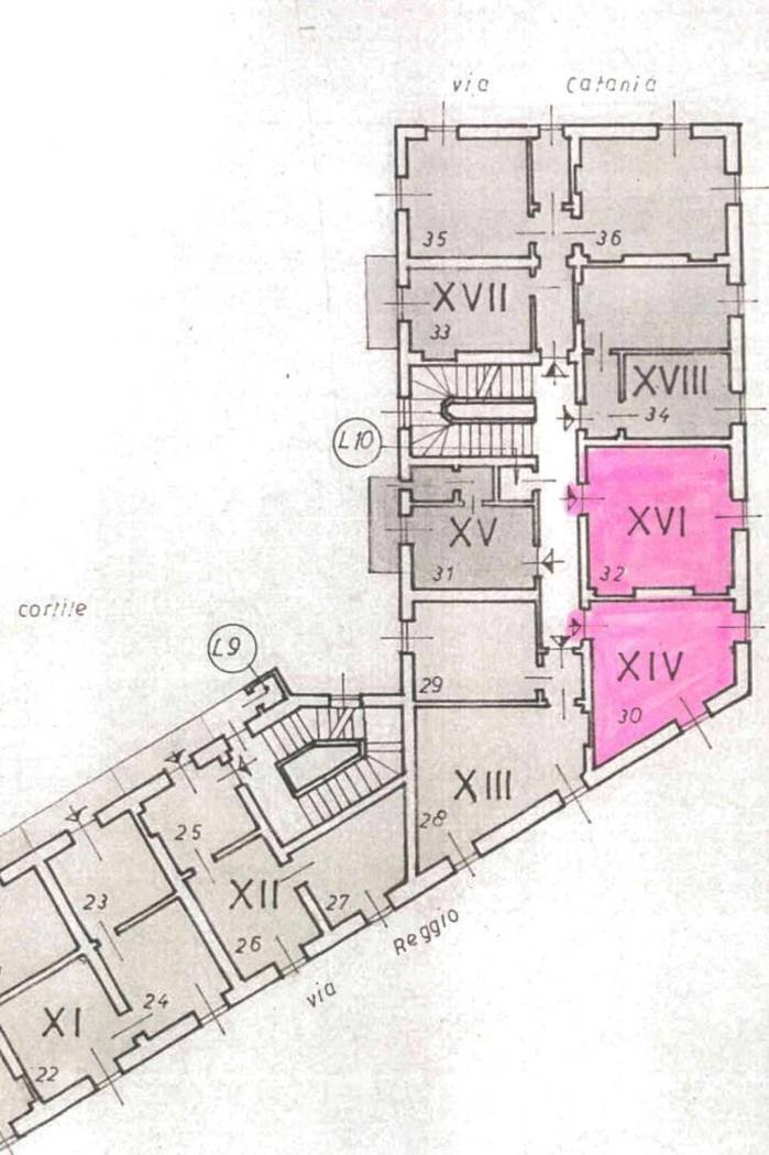 Bilocale via Pisa, 46, Torino (zona Aurora) - planimetria 1
