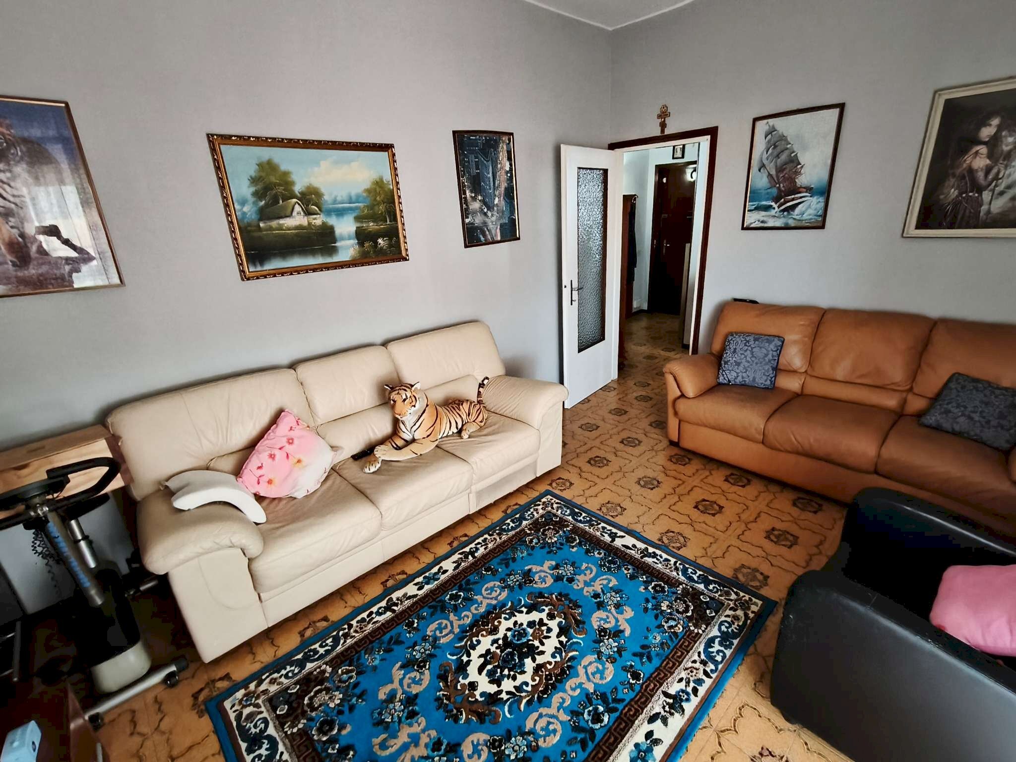 soggiorno - Trilocale via Dante Alighieri, Casaletto Vaprio - foto 1