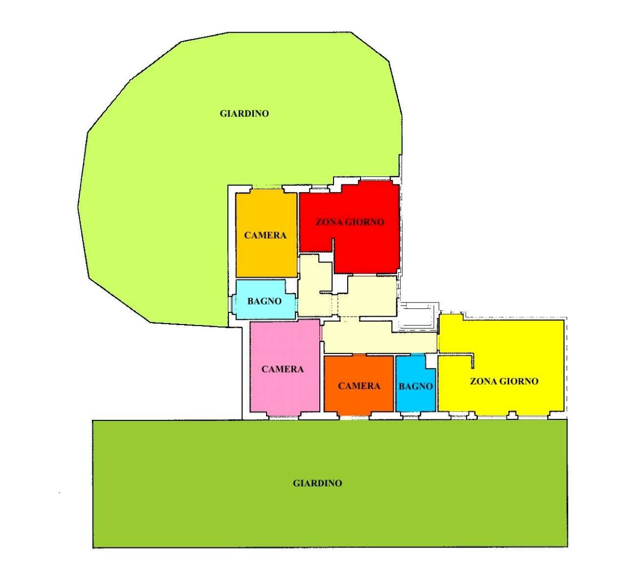 401 - Appartamento largo Bernardino Campi, Pizzighettone - planimetria 1