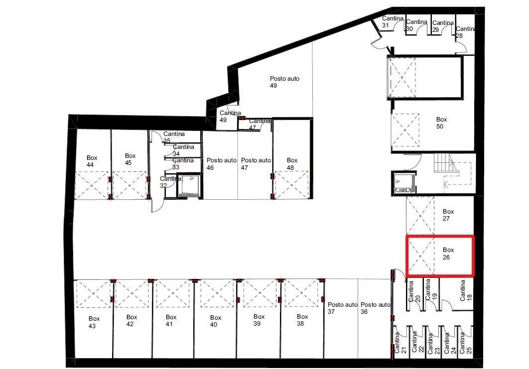 Foto 2 - Box Via Dosso Dossi, Trento - floor plans 1