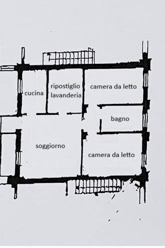 Quadrilocale via Punta, Bologna (zona Borgo Panigale) - planimetria 1