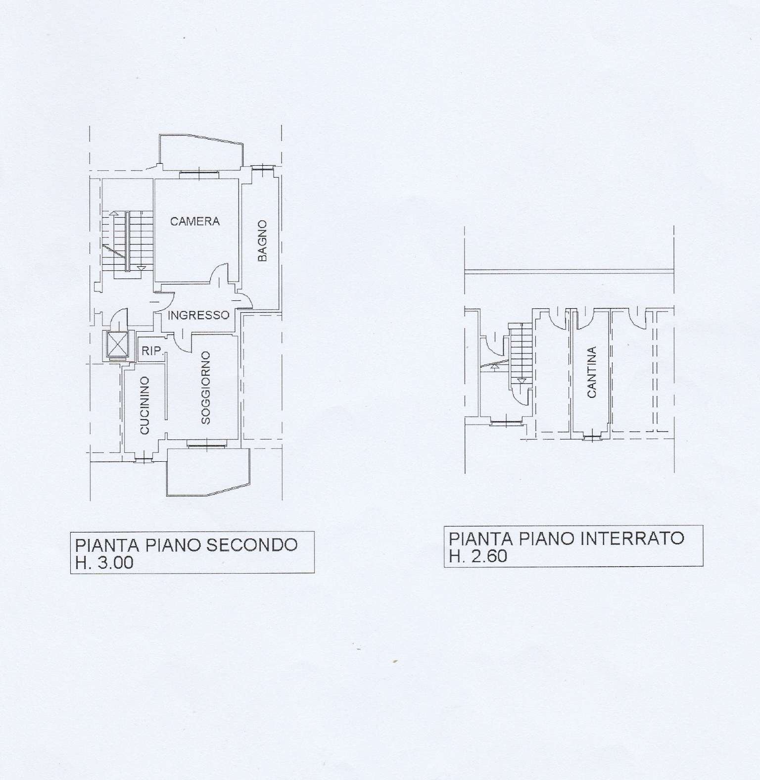 planimetria - Two-room apartment via Don Pogolotto, 58, Giaveno - floor plans 1