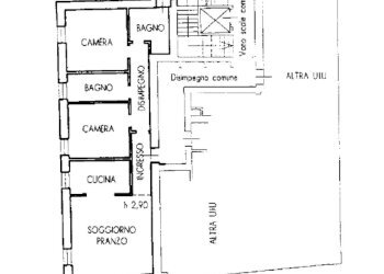 planimetria appartamento - Trilocale via Cavour, Castel San Pietro Terme - foto 23