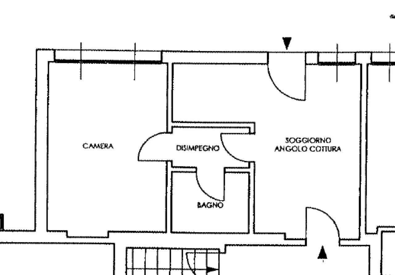 planimetria - Two-room apartment via San Ruffillo, San Lazzaro di Savena - floor plans 1