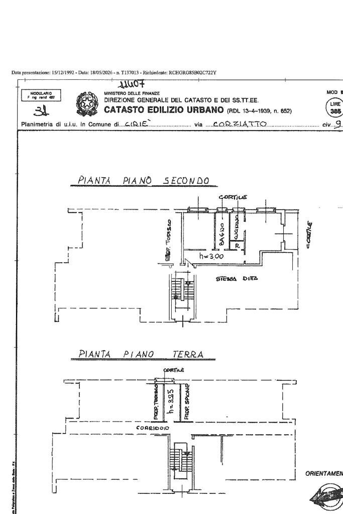 Two-room apartment Via corziatto, Ciriè - floor plans 1