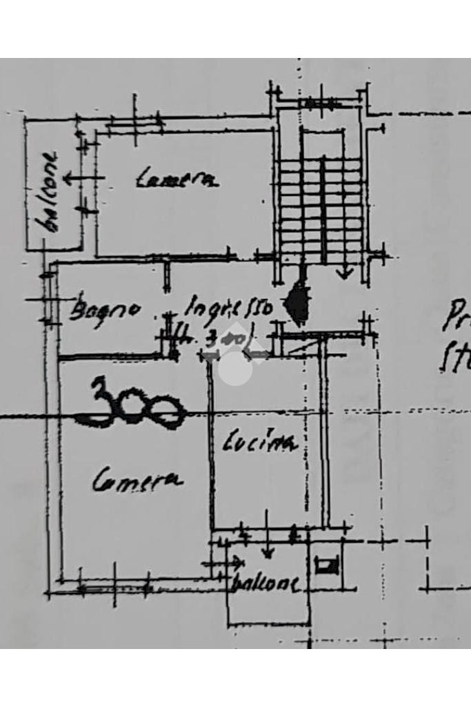 Trilocale Via Papini, Caselle Torinese - planimetria 1