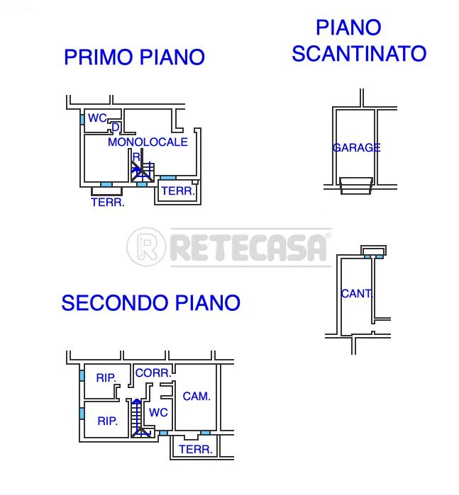 PLANIMETRIA - Appartamento Via degli Onez 46, Cervignano del Friuli - planimetria 1