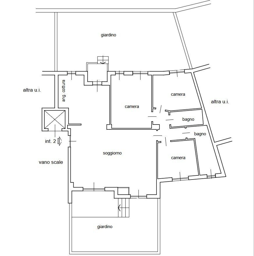 1 - Appartamento all'asta Viale Villa Gavotti 121/2, Genova (zona Pegli) - planimetria 1