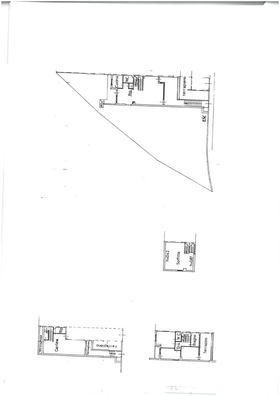 planimetria - Villa Via dell'Apparita, Vaiano - floor plans 1