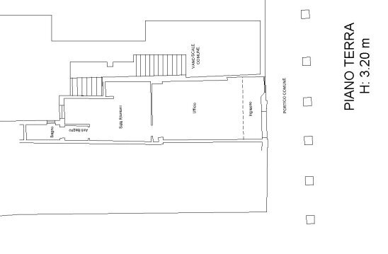 PLAN - Locale Commerciale Via dell'Abbadia 4B, Bologna (zona Centro Storico) - planimetria 1