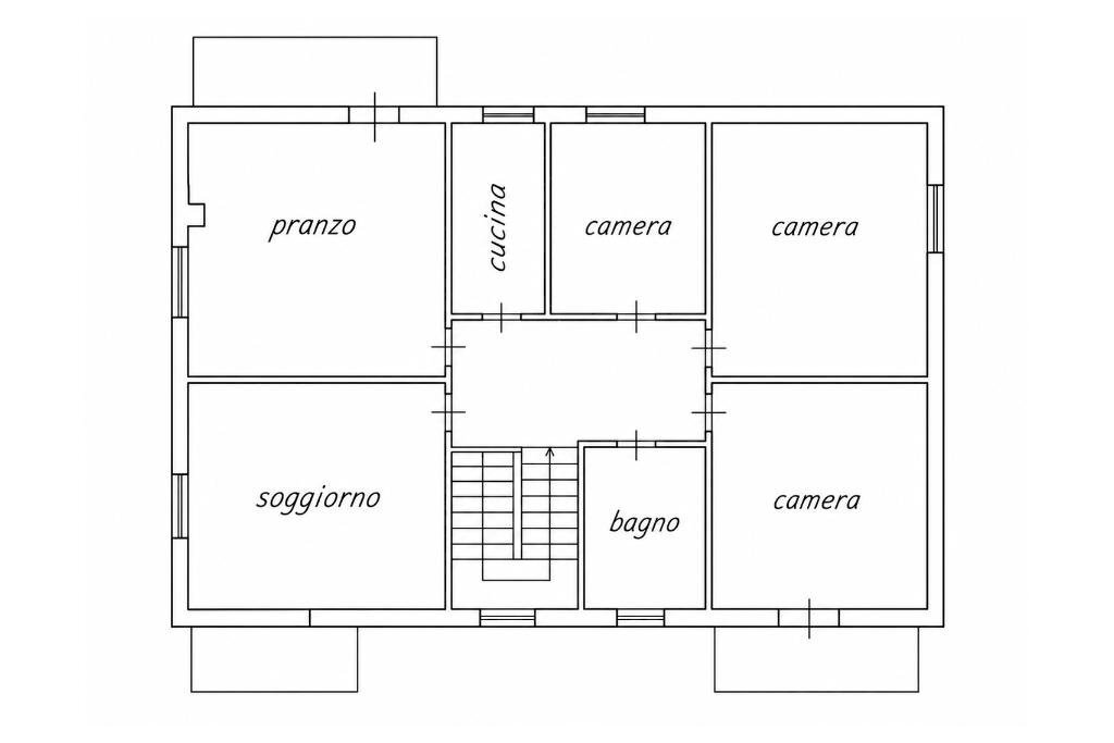 Villa Via Rodella, Rimini - floor plans 1