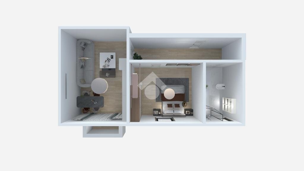 Two-room apartment Piazzale Luigi E. Corvetto, Milano (neighborhood Corvetto) - floor plans 1