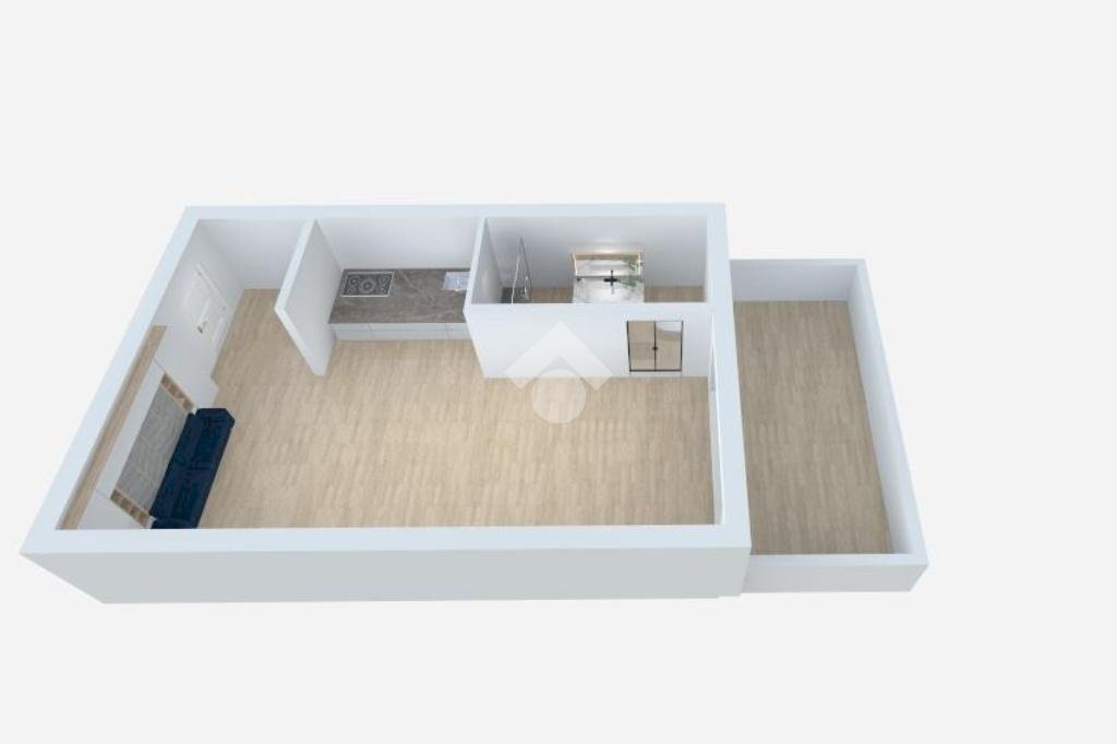 Monolocale Via Fratelli Bronzetti, Milano - planimetria 1
