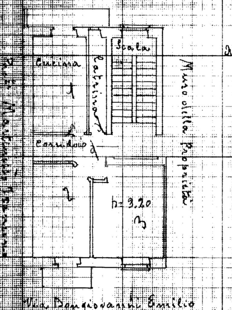 Three-room apartment Via bongiovanni, Torino (neighborhood Borgo Vittoria) - floor plans 1
