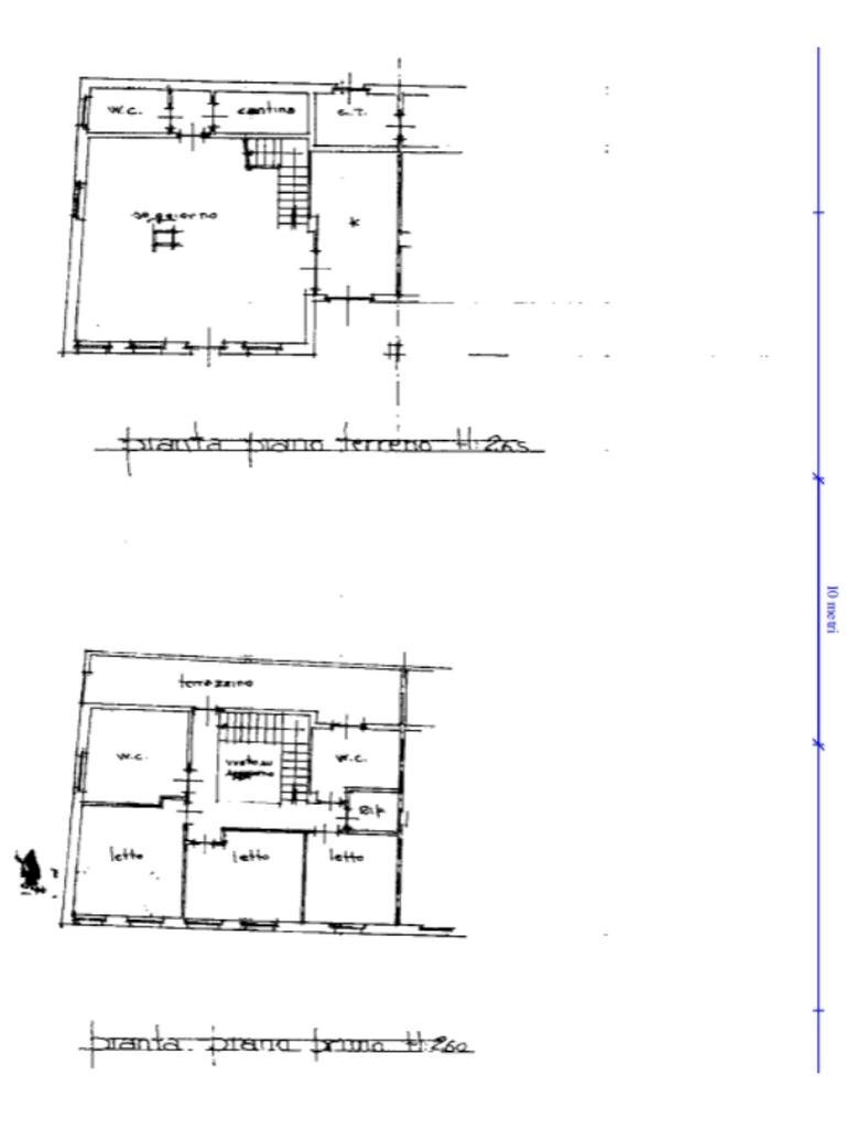 Semi-detached house Frazione Revignano, Asti - floor plans 1