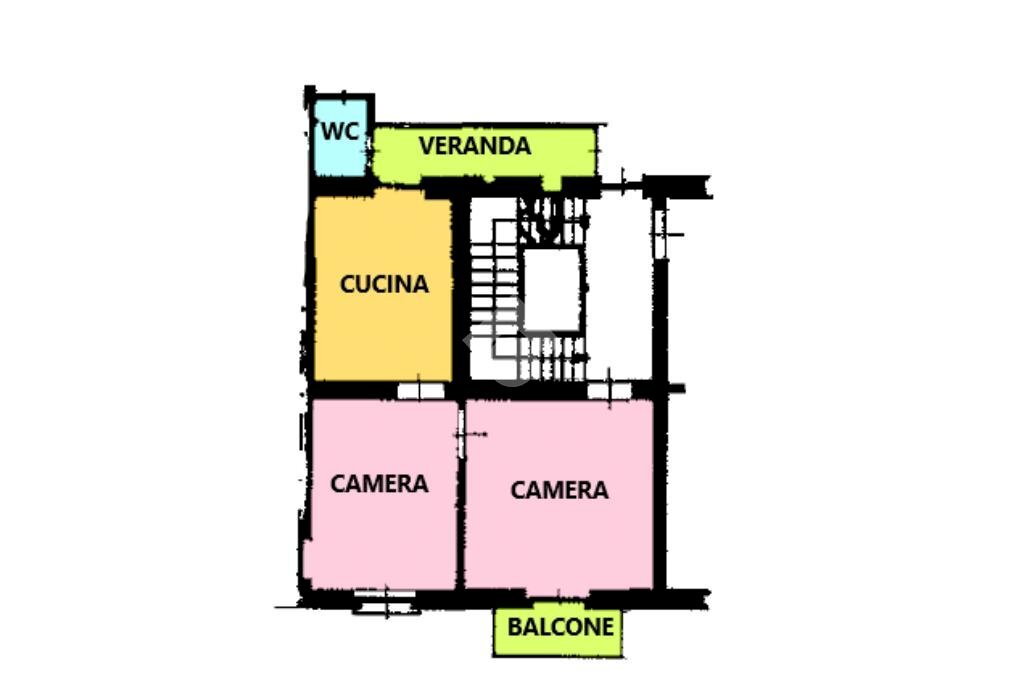 Three-room apartment Spalto rovereto, Alessandria - floor plans 1