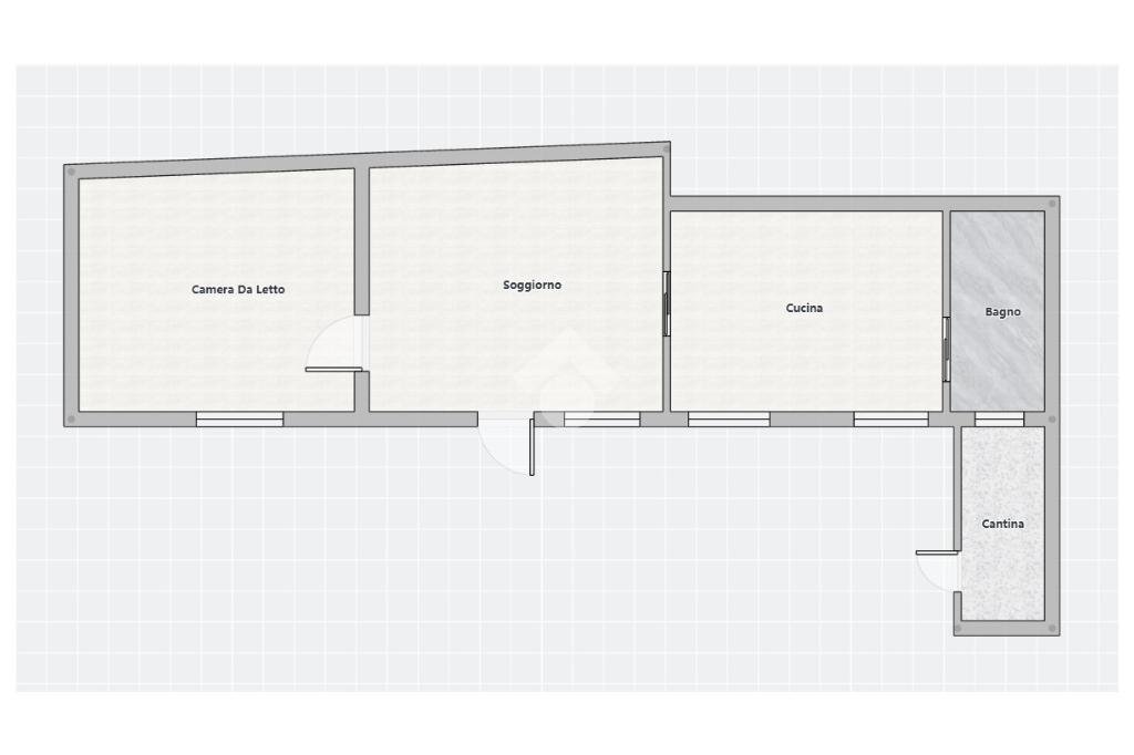 Two-room apartment Via Livello, Rho - floor plans 1