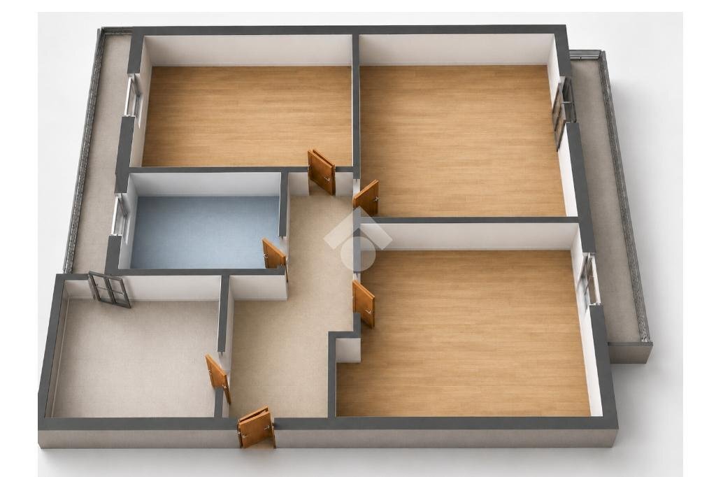 Trilocale Via Ippolito nievo, Forlì - planimetria 1