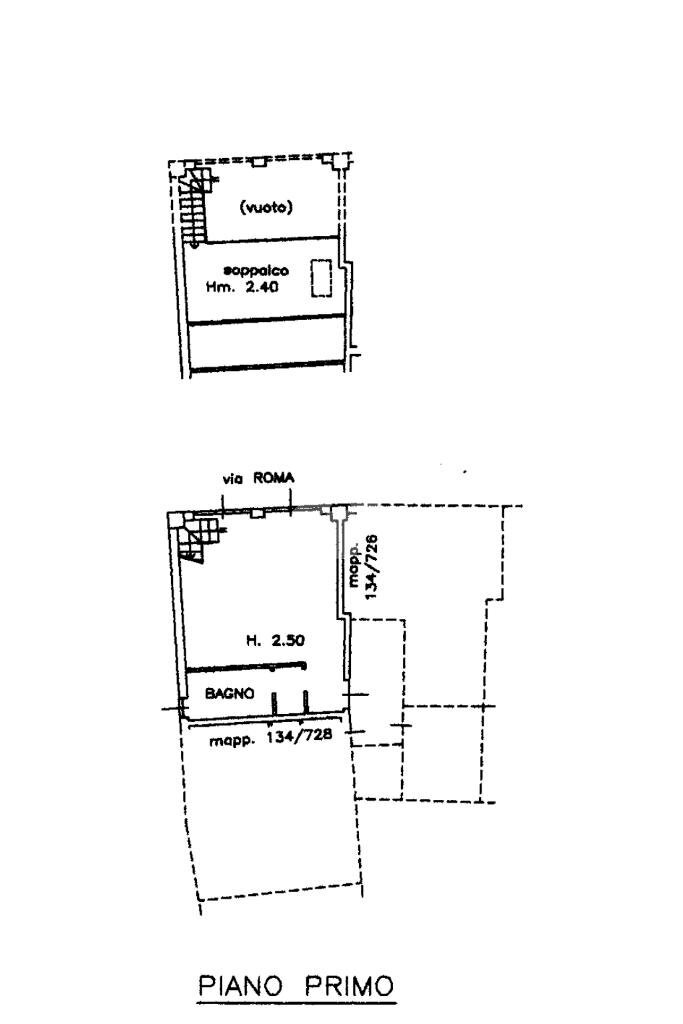 Two-room apartment Via Dante Alighieri, Trezzano Rosa - floor plans 1