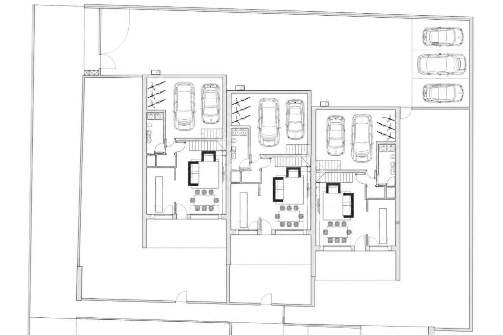 Terraced Villa Via Milano, Grezzago - floor plans 1