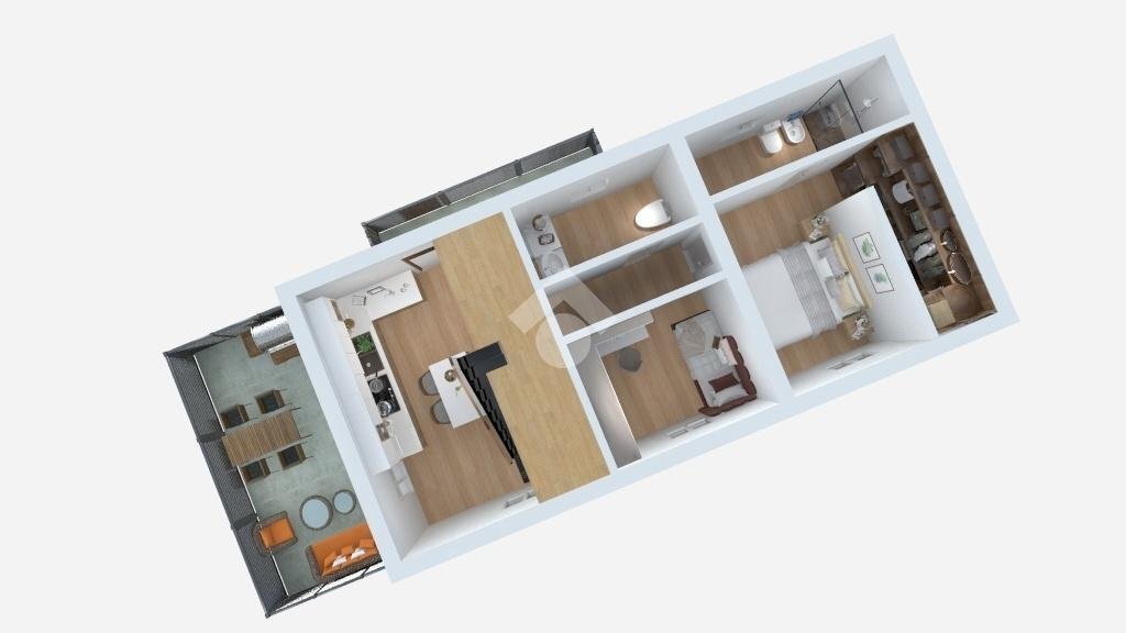 Semi-detached house Vicolo Pace, Rho - floor plans 1