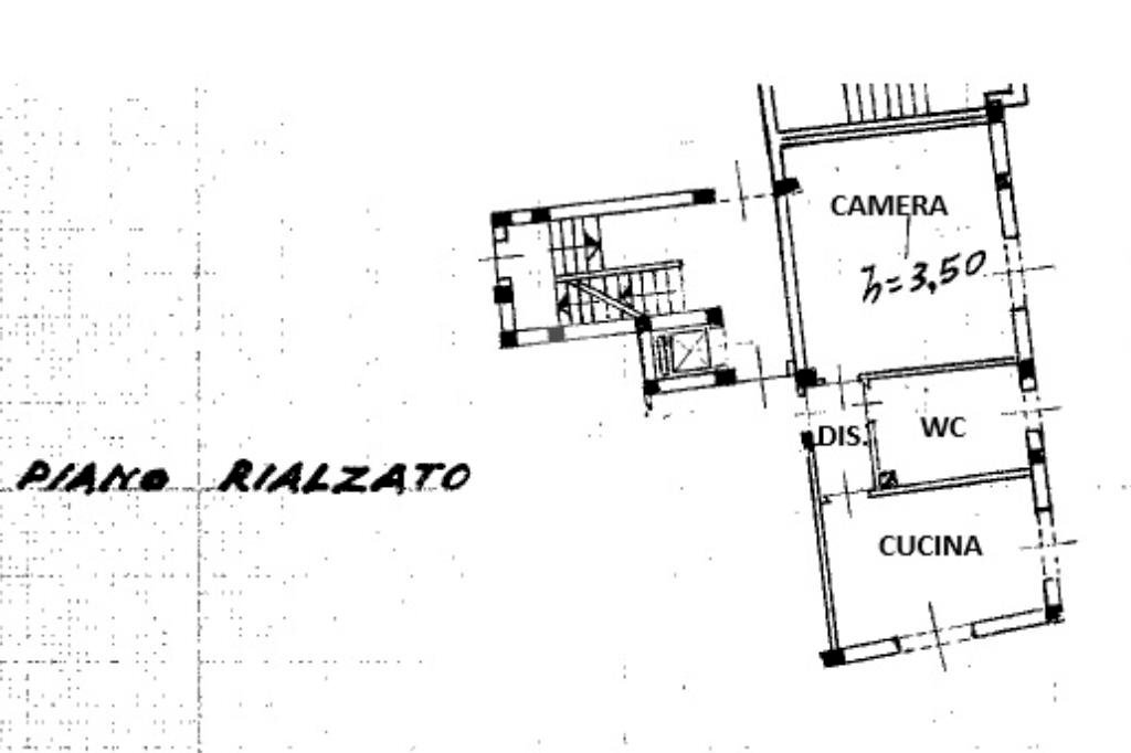 Two-room apartment Via San Giorgio, Fossano - floor plans 1