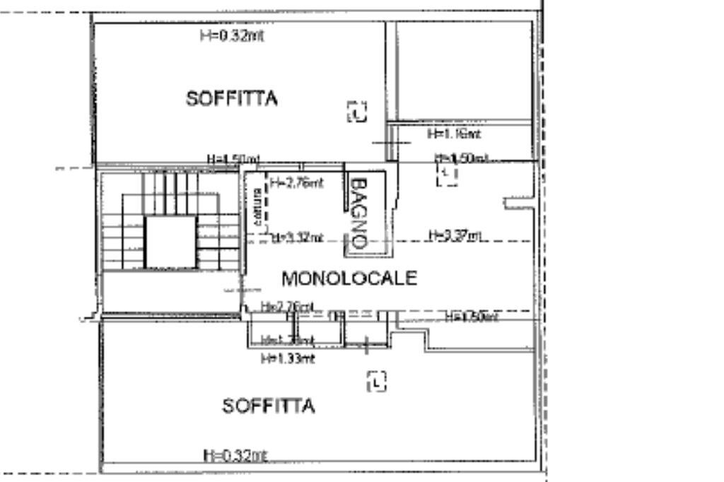 Monolocale Via da vinci, Albinea - planimetria 1