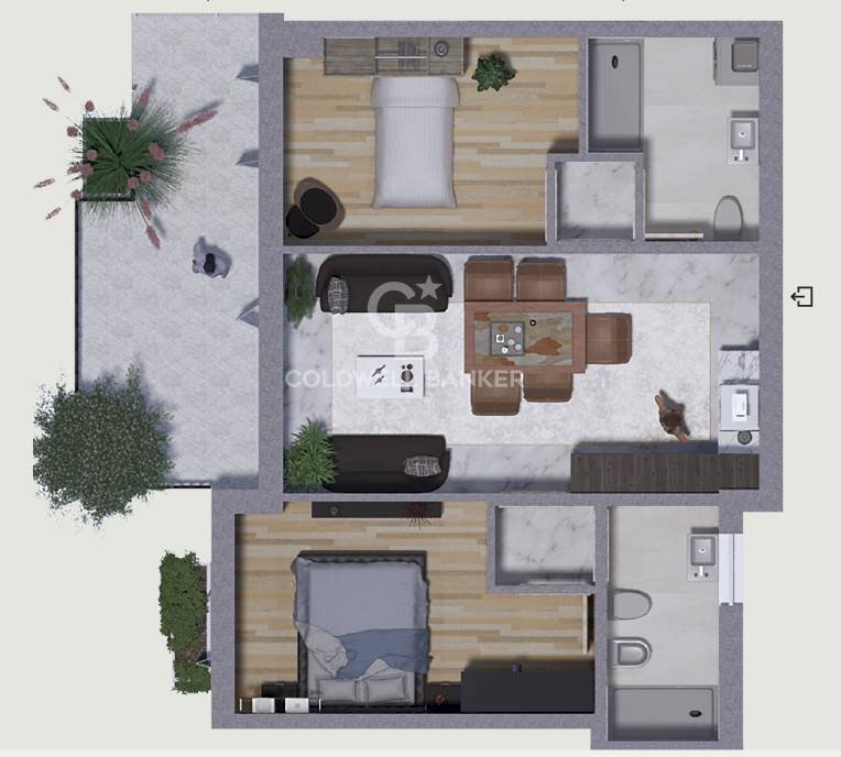 Foto 31 - Three-room apartment Via C. Battisti
 
snc, Castellabate - floor plans 1