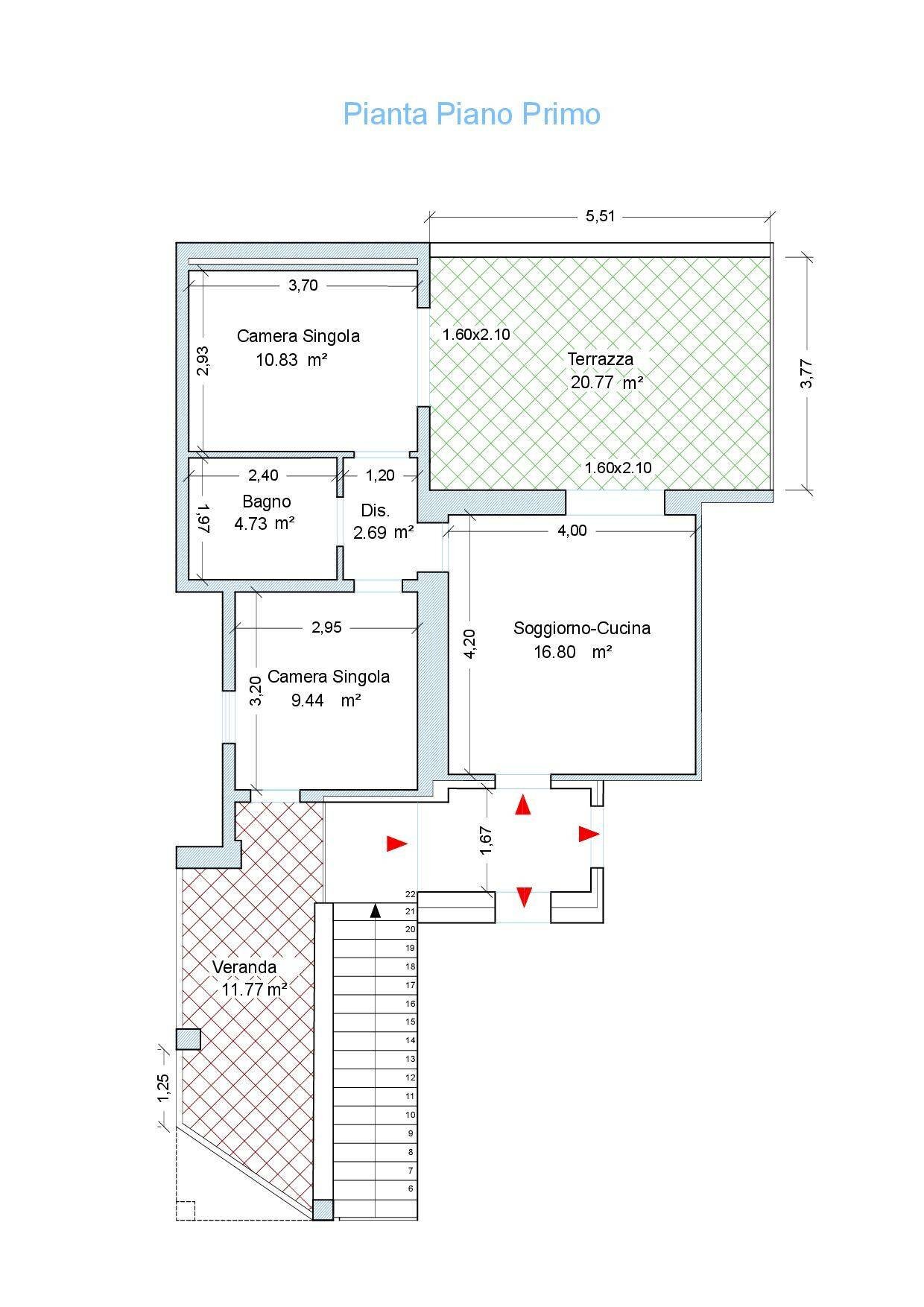 Foto 2 - Three-room apartment Via veneto, Badesi - photo 2