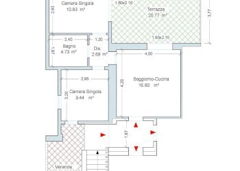 Foto 2 - Three-room apartment Via veneto, Badesi - photo 2