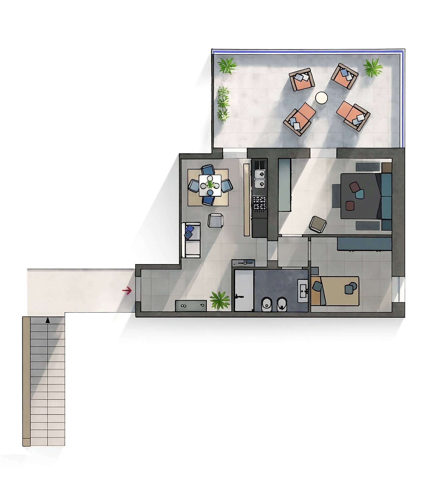Foto 3 - Three-room apartment Via Veneto
sn, Badesi - photo 3