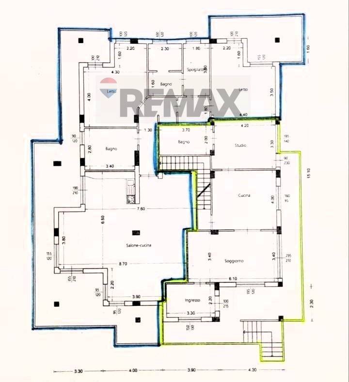 Pianta 2D - Semi-detached house Via Leonardo Centonze
 
61, Castelvetrano - floor plans 1