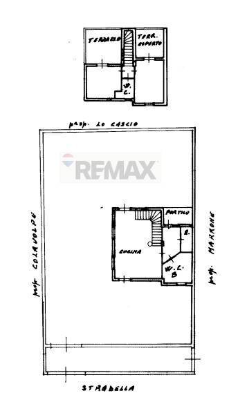 Pianta 2D - Villa Via Piano San Michele, C.da Torre Colonna
 
10, Altavilla Milicia - planimetria 1