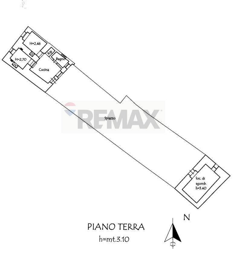 Pianta 2D - Appartamento Pantelleria - planimetria 1