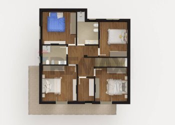 Pianta 3D - Casa semi indipendente via agnano
 
17, San Giovanni la Punta - foto 17