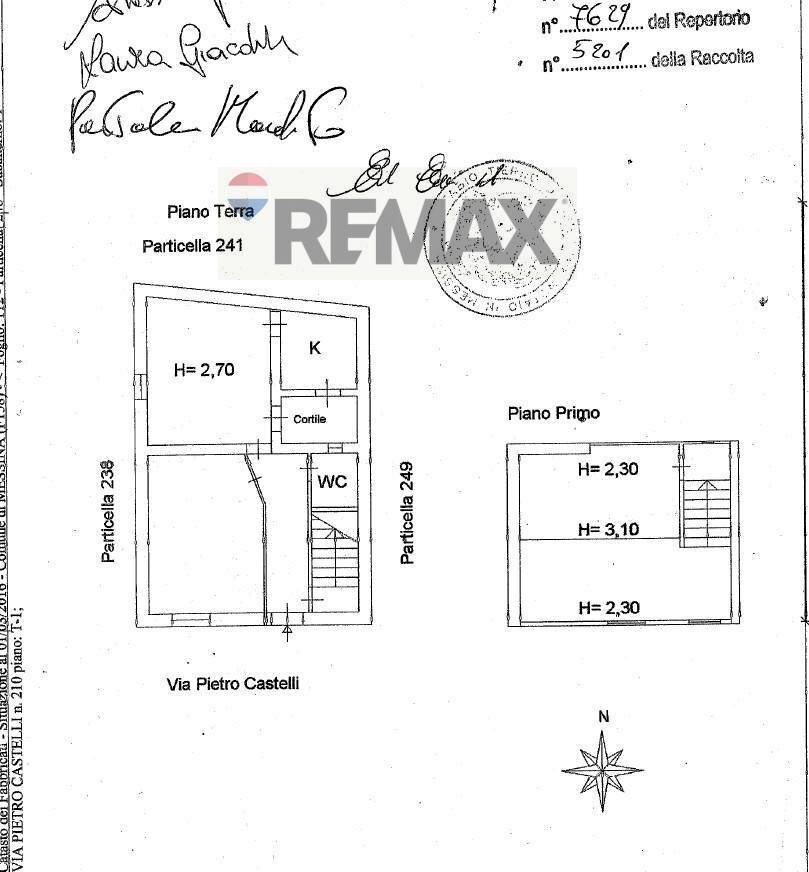 Pianta 2D - Casa indipendente Via Pietro Castelli
 
210, Messina - planimetria 1