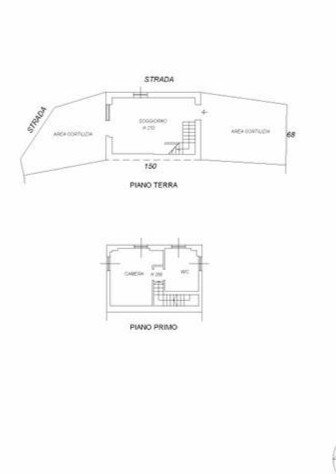 Foto 23 - Casa semi indipendente STRADA LA VILLA
 
SNC, Neviano degli Arduini - planimetria 1