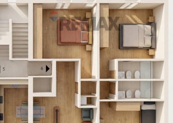 Pianta 3D - Four-room apartment Via Senese
 
91, Poggibonsi - photo 5